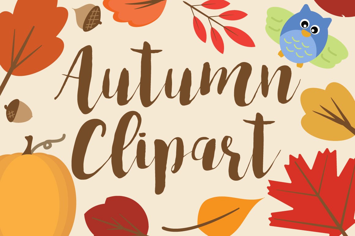 Autumn Clip Art cover image.