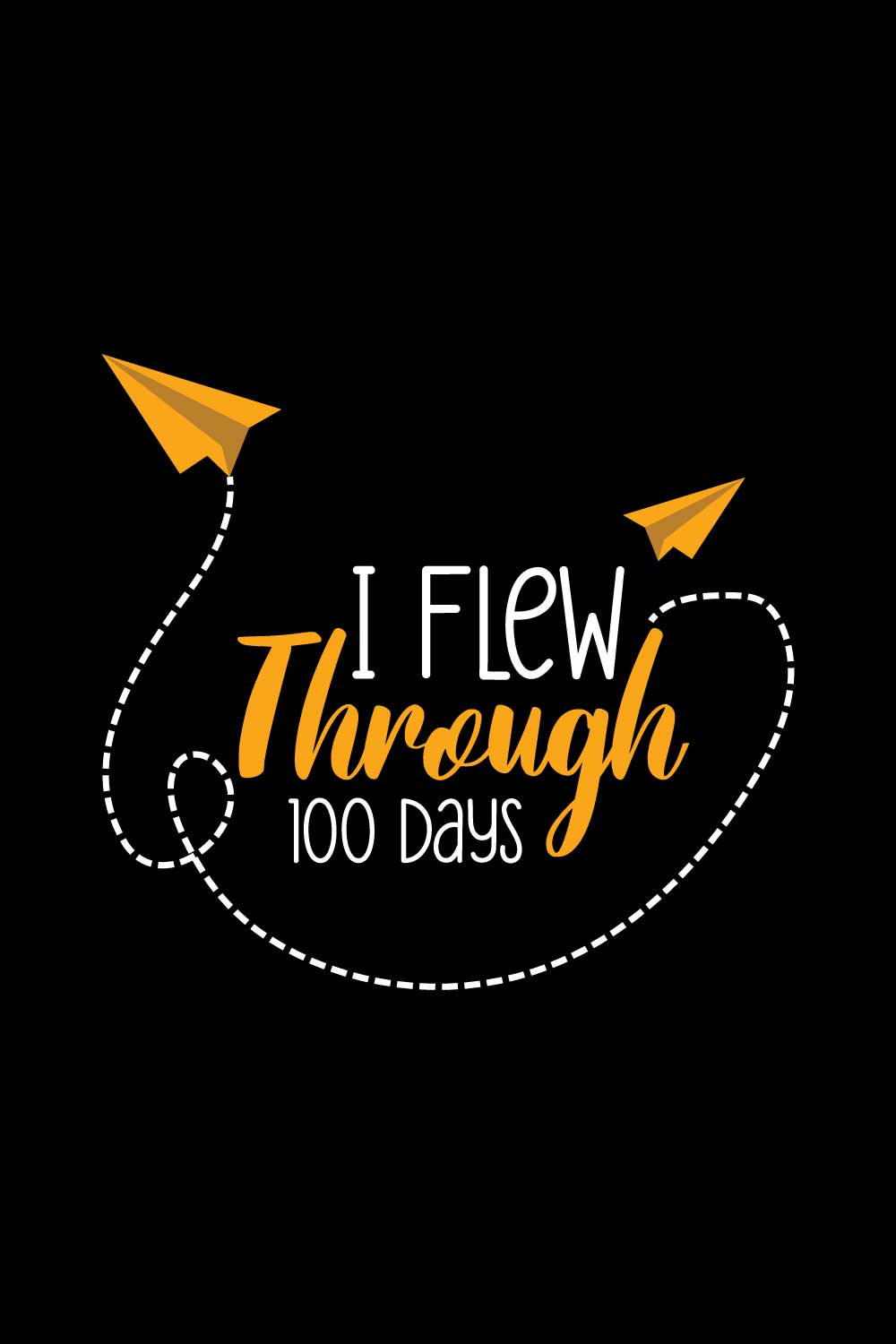 100 Days Of School T-Shirts Design pinterest preview image.