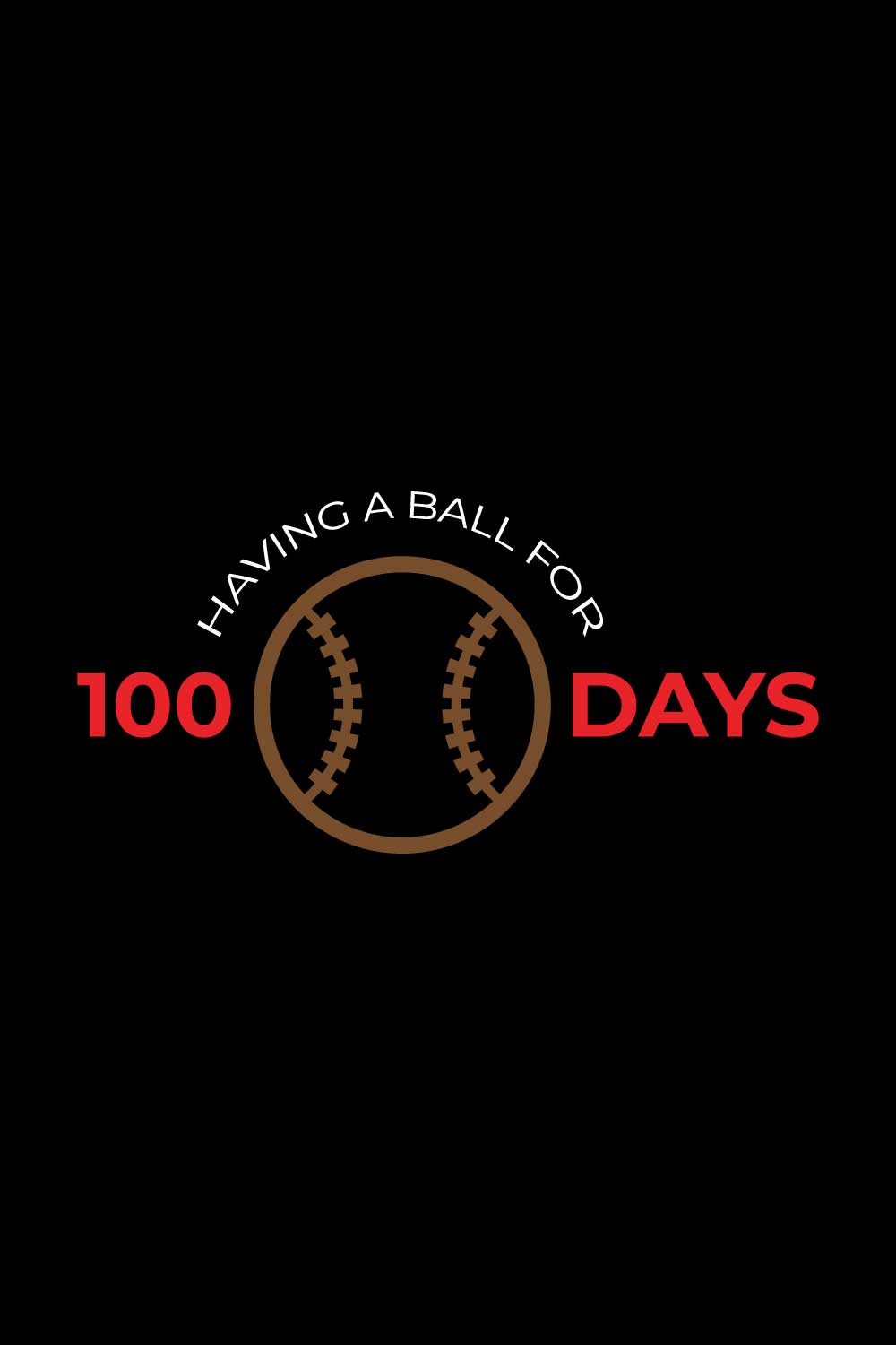 100 Days Of School T-Shirts Design pinterest preview image.