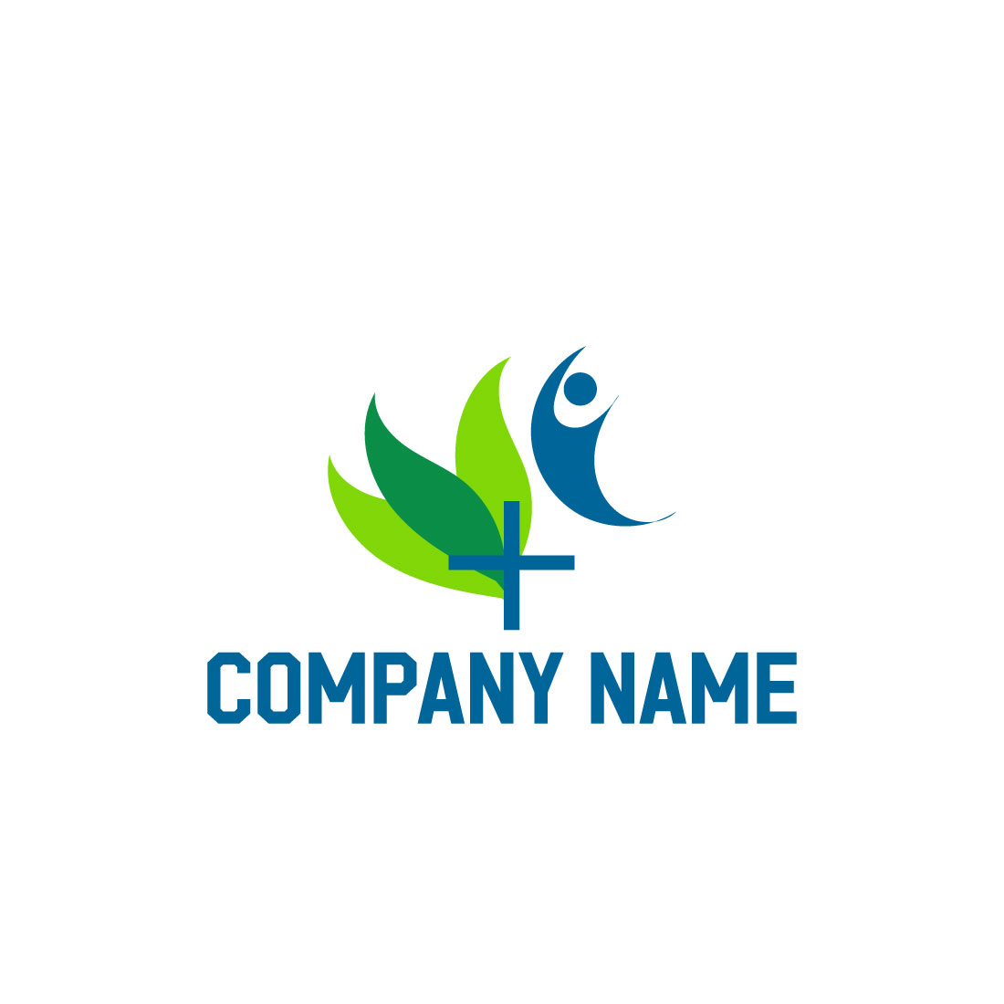 Free health brand logo cover image.