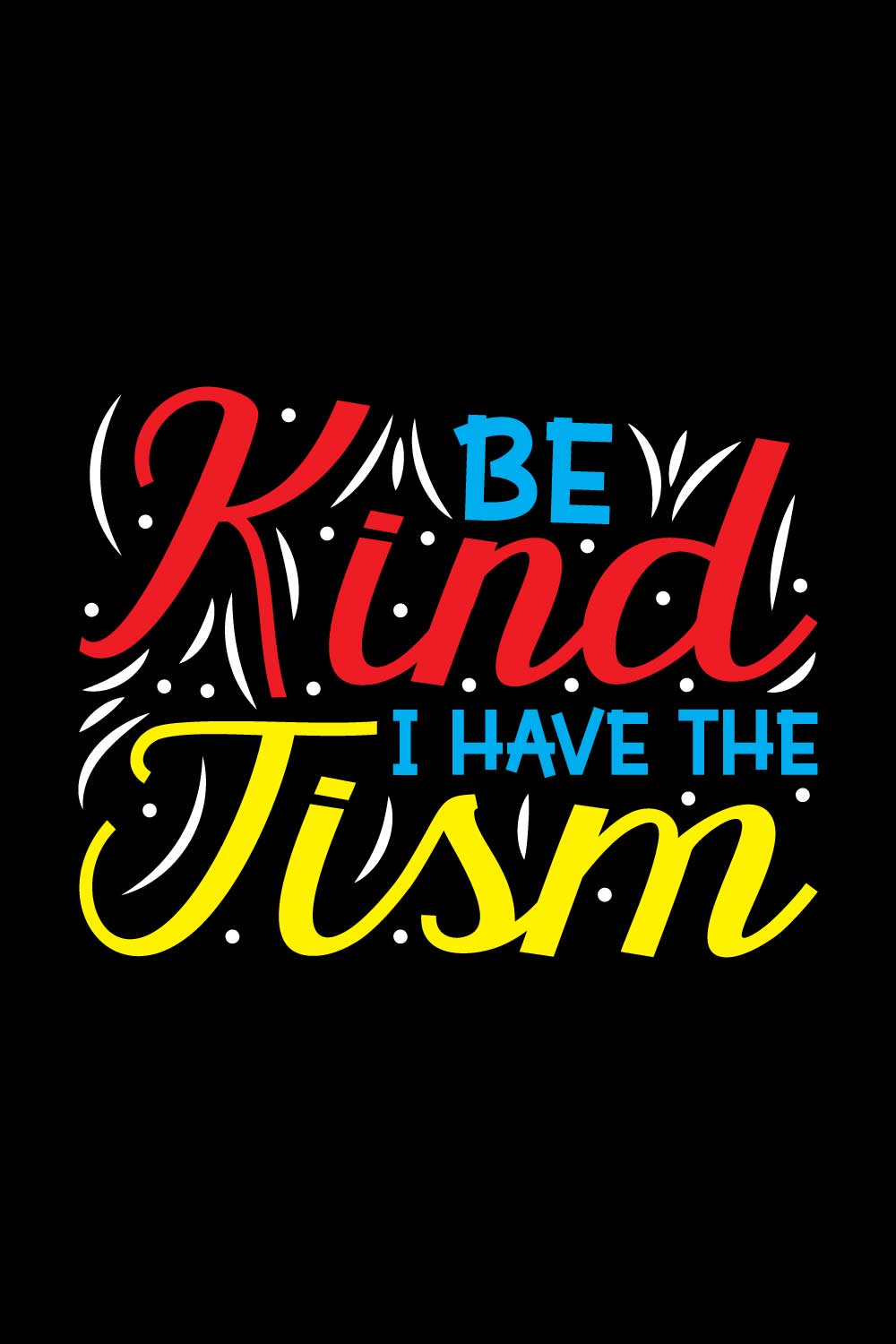 Autism awareness T-Shirts Design pinterest preview image.
