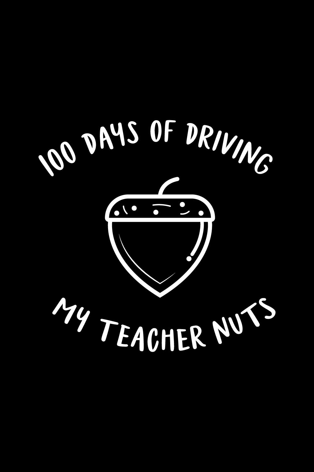 100 Days Of School T-Shirts Design pinterest preview image.