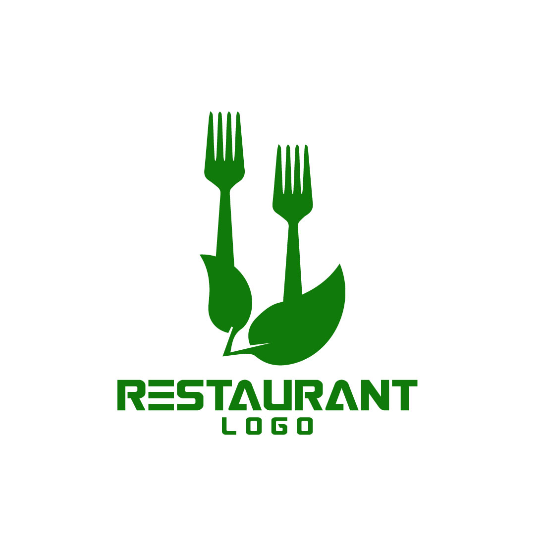 Free Leaf Cooking Logo preview image.