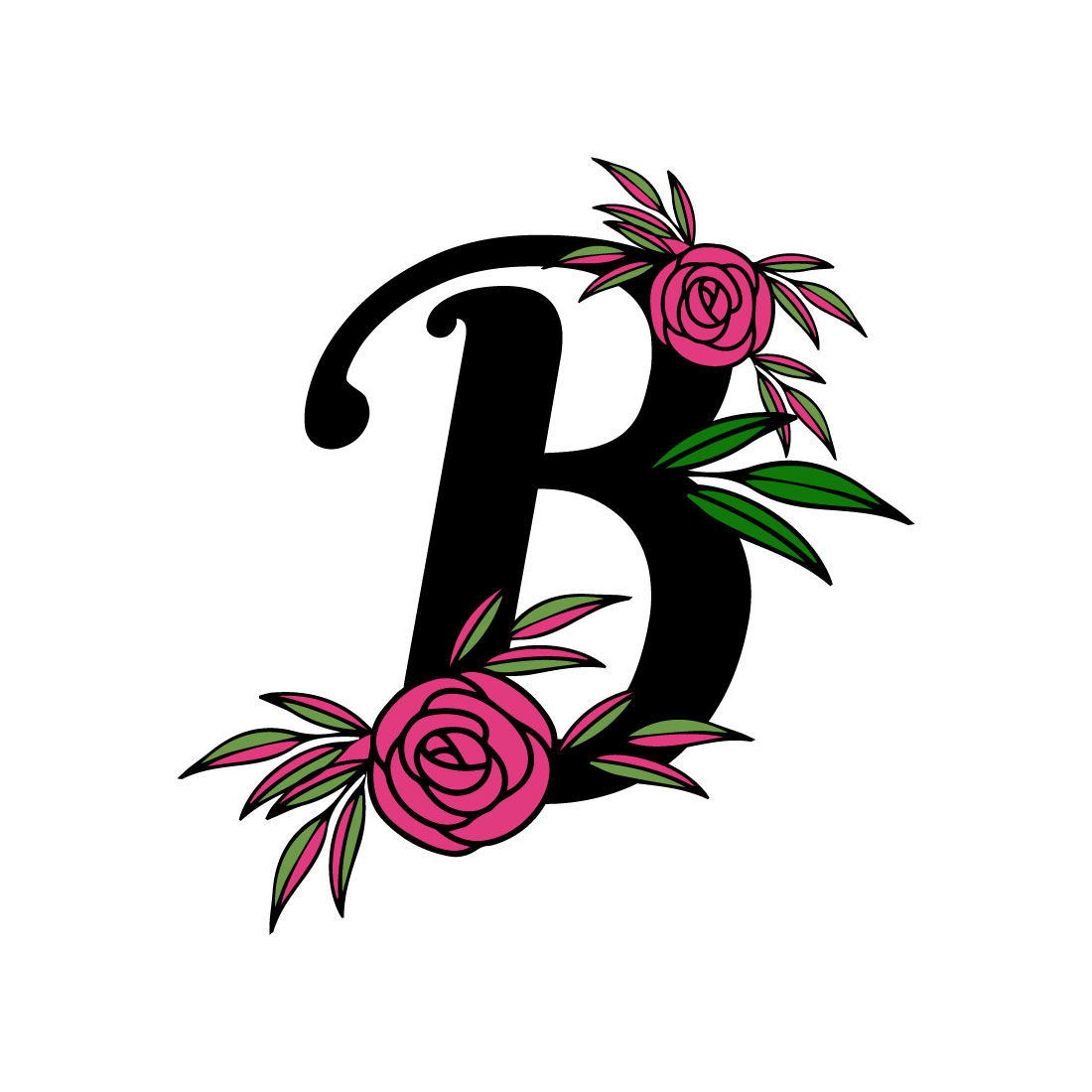 Free B letter logo preview image.