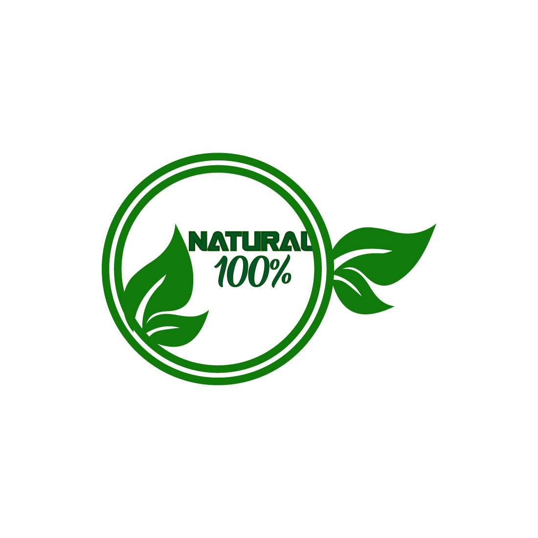 Free healthy food logo preview image.