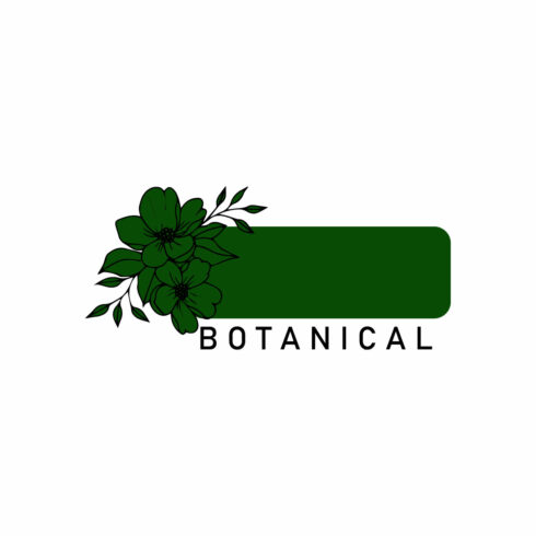 Free vintage botanical logo cover image.