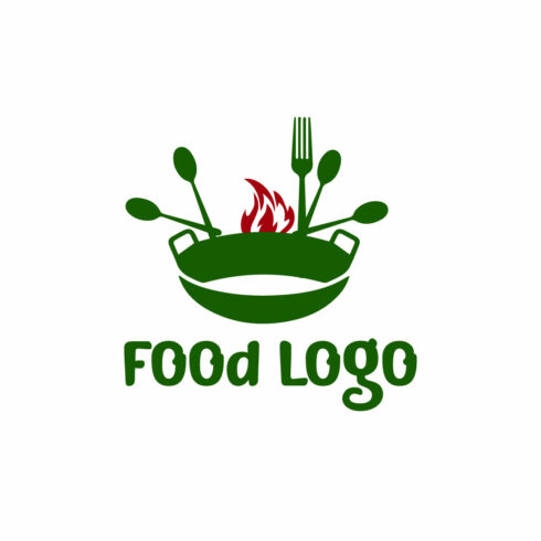 Free green food cooking logo cover image.