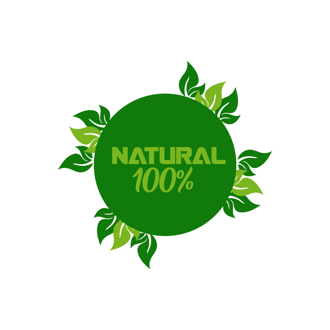 Free herbal logo preview image.