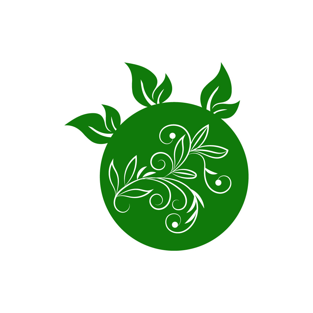 Free green vegetables logo preview image.