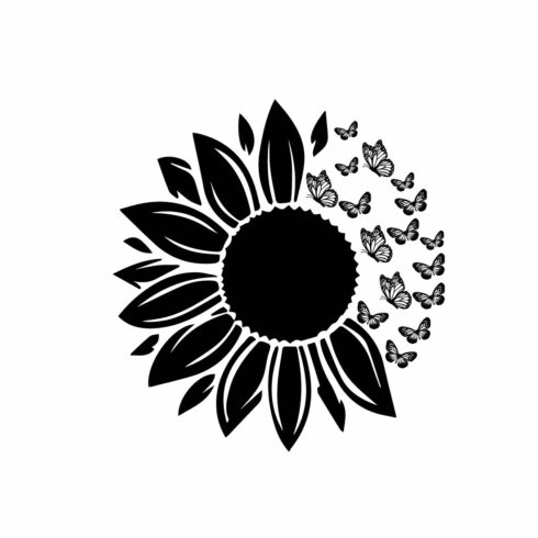 Free Sunflower beautiful logo cover image.