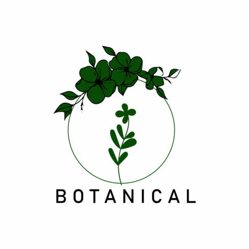 Free green botanical leaves cover image.