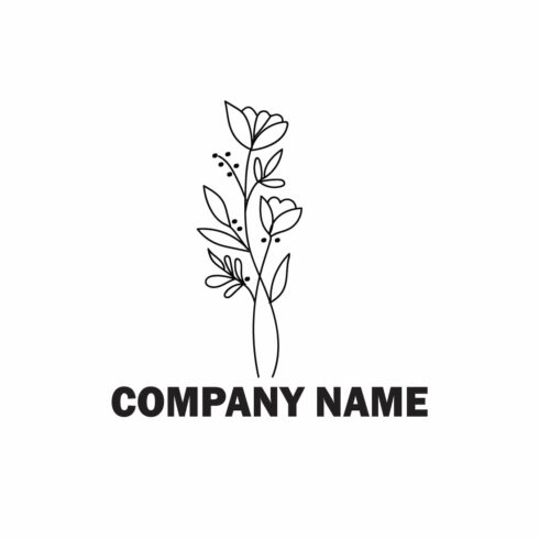 Free organic floral logo cover image.