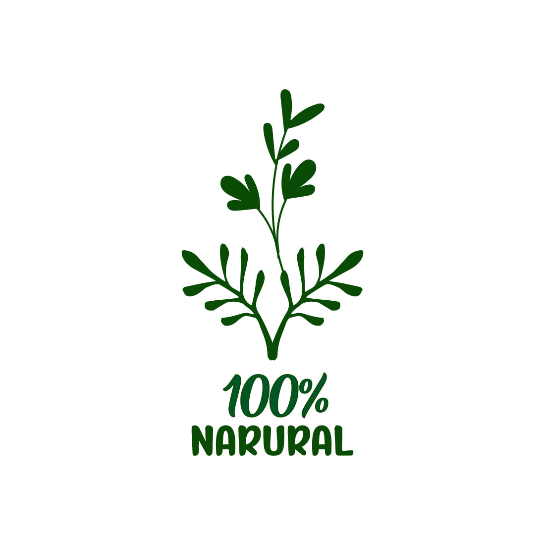 Free botanical leaves logo cover image.