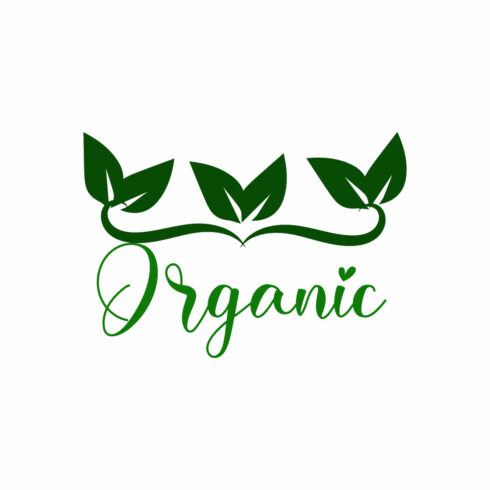 Free organic leaves colourful logo cover image.