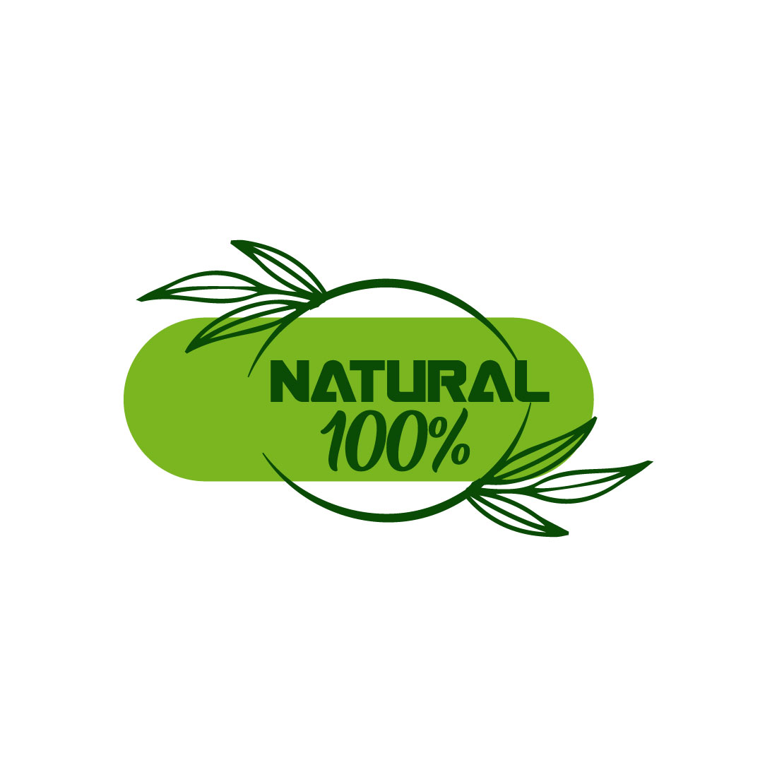 Free bio food logo preview image.