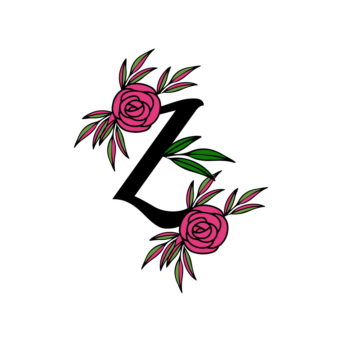 Free Rosey Z letter logo cover image.