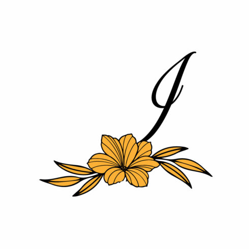 Free I Letter Flower Logo cover image.