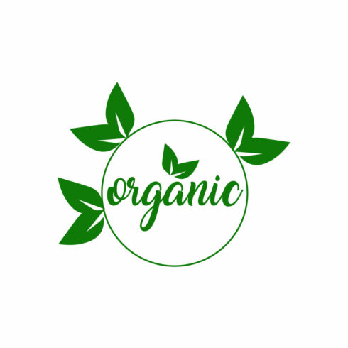 Free organic element green logo cover image.