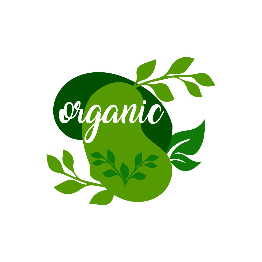 Free bio food logo preview image.