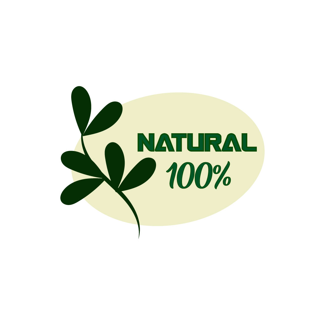 Free Natural eco logo preview image.