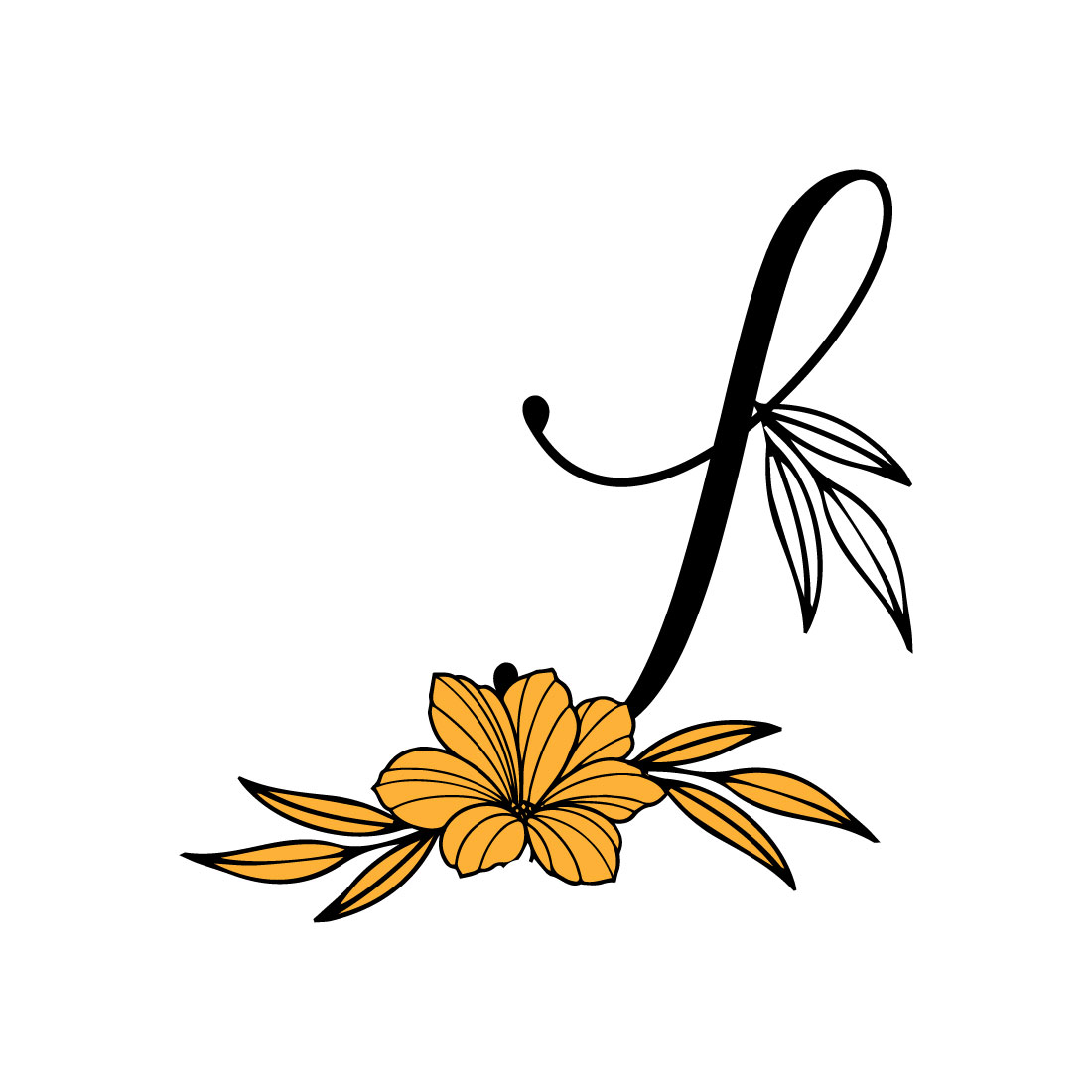 Free S Letter Fearly Flower Logo cover image.