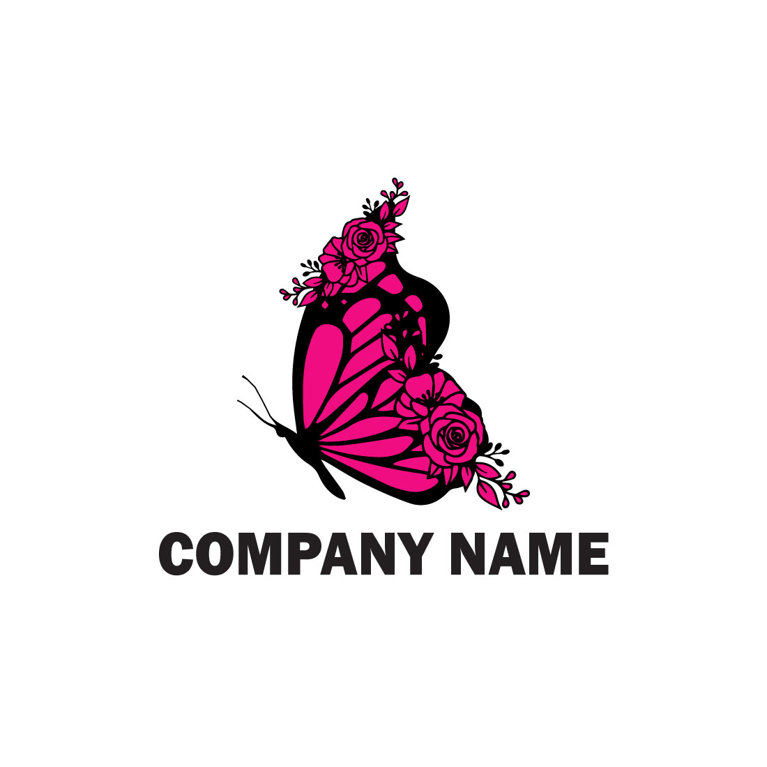 Free Butterfly Floral logo preview image.