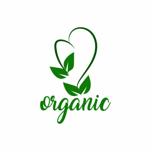 Free botanical elements organic logo cover image.
