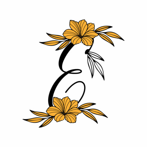 Free G Letter Flower Logo cover image.