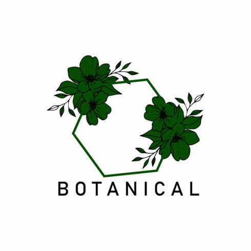 Free botanical elements logo cover image.
