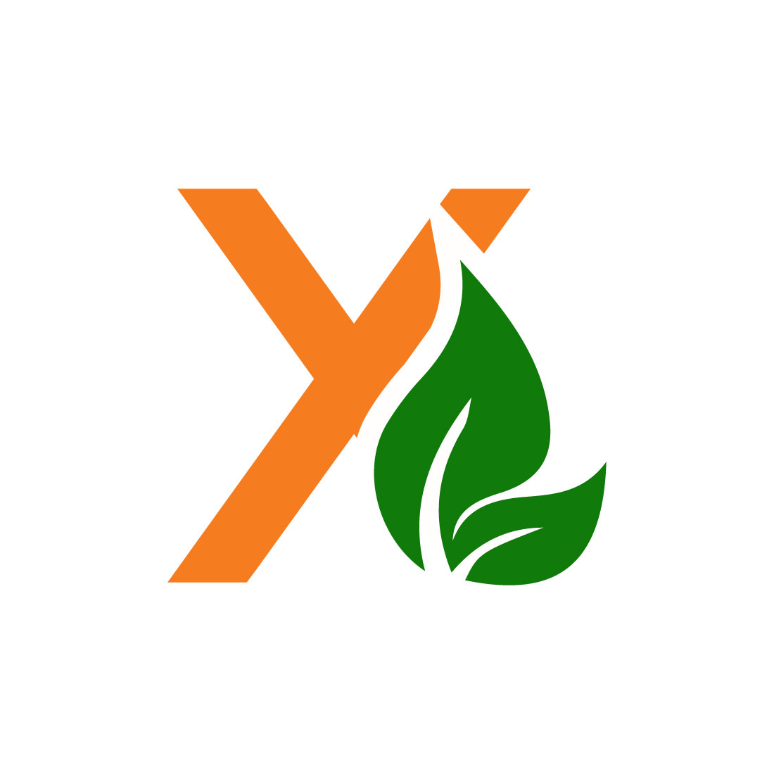Free X business logo preview image.