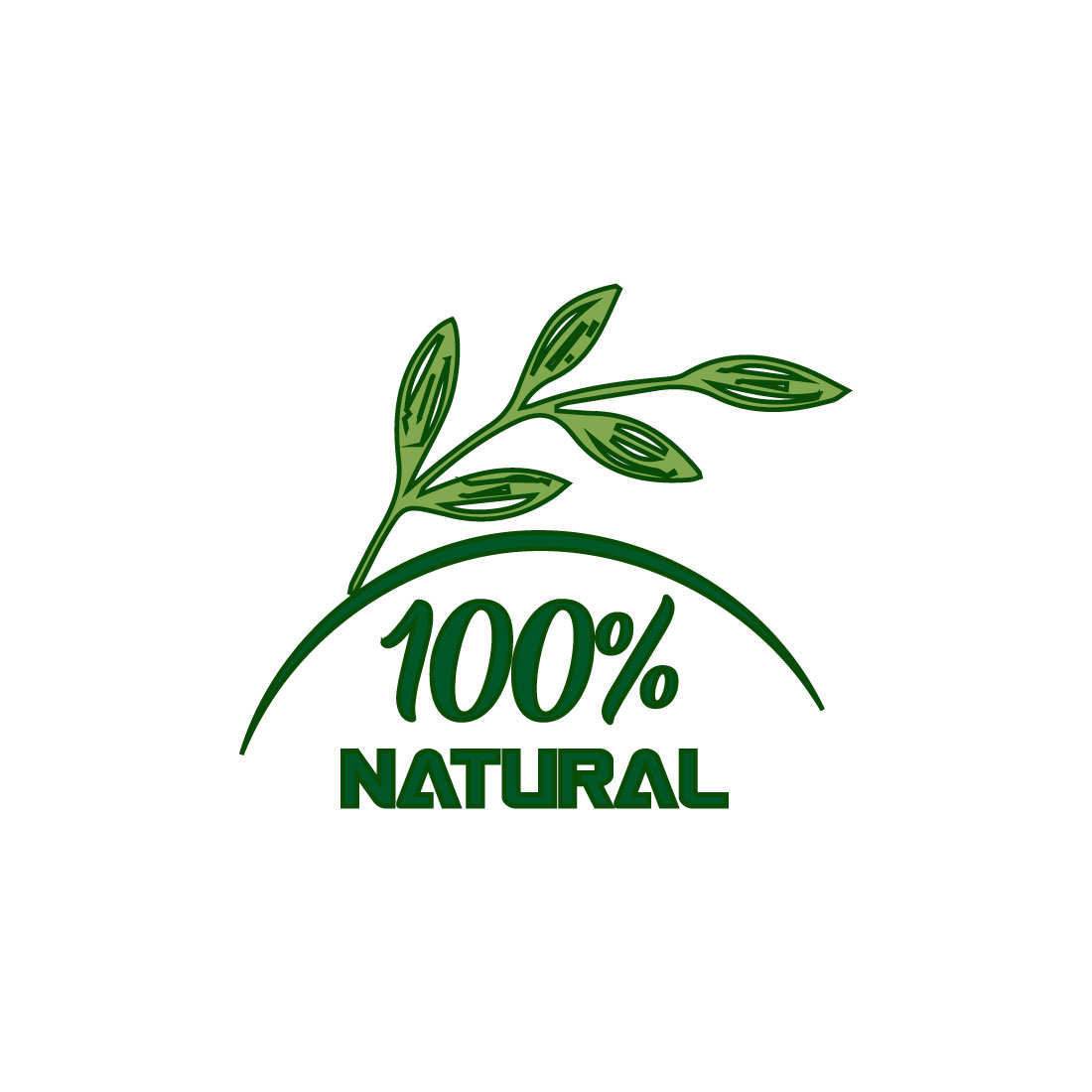 Free organic logo preview image.