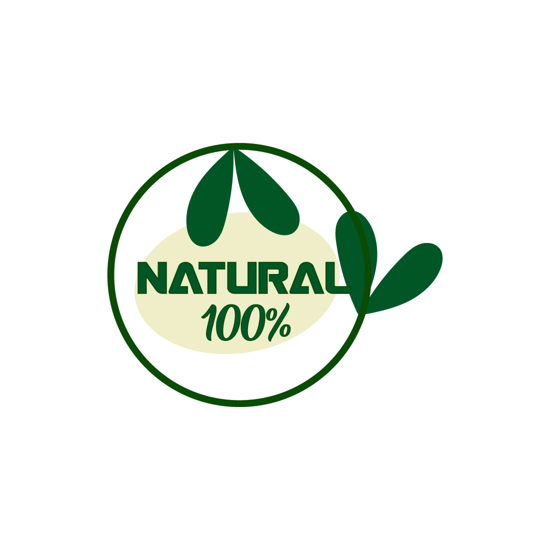 Free nature leaf logo preview image.