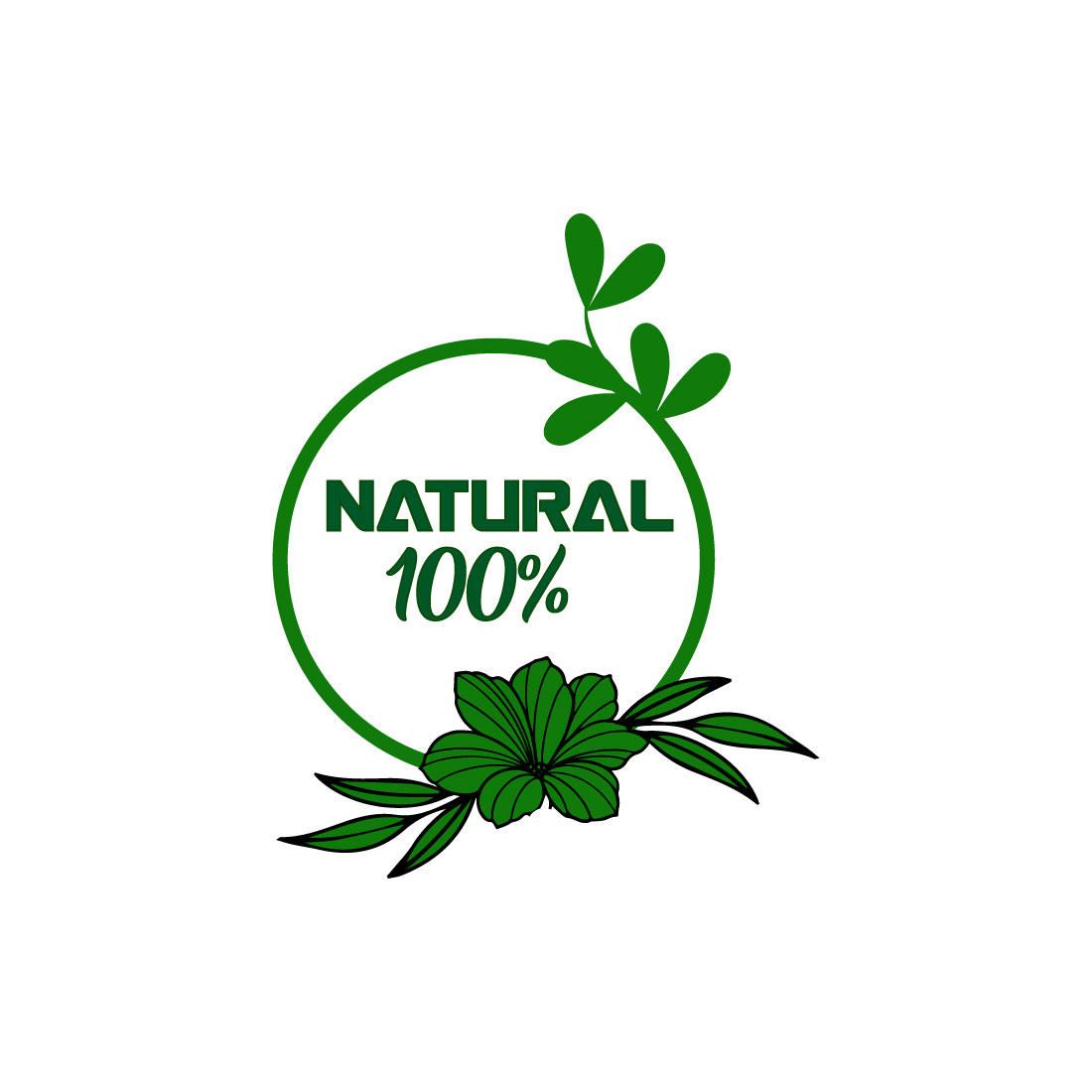 Free healthy logo preview image.
