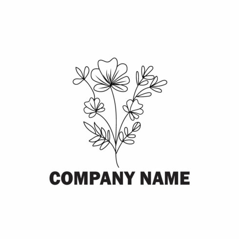 Free flower floral logo cover image.