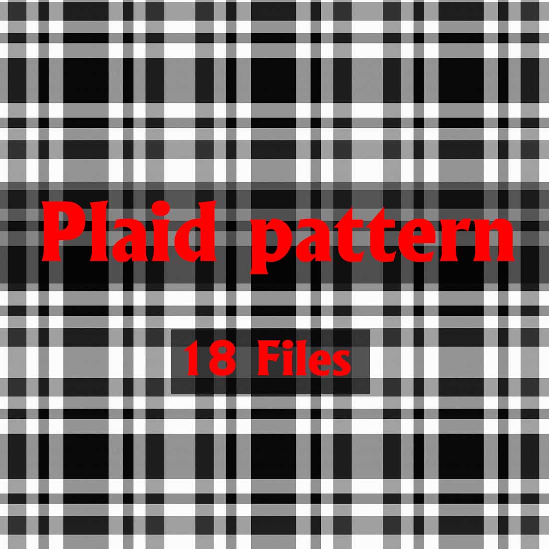 Plaid pattern Flannel fabric texture cover image.