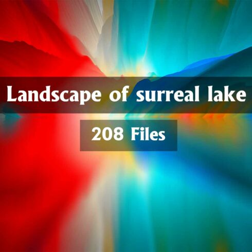 Landscape of surreal lake cover image.