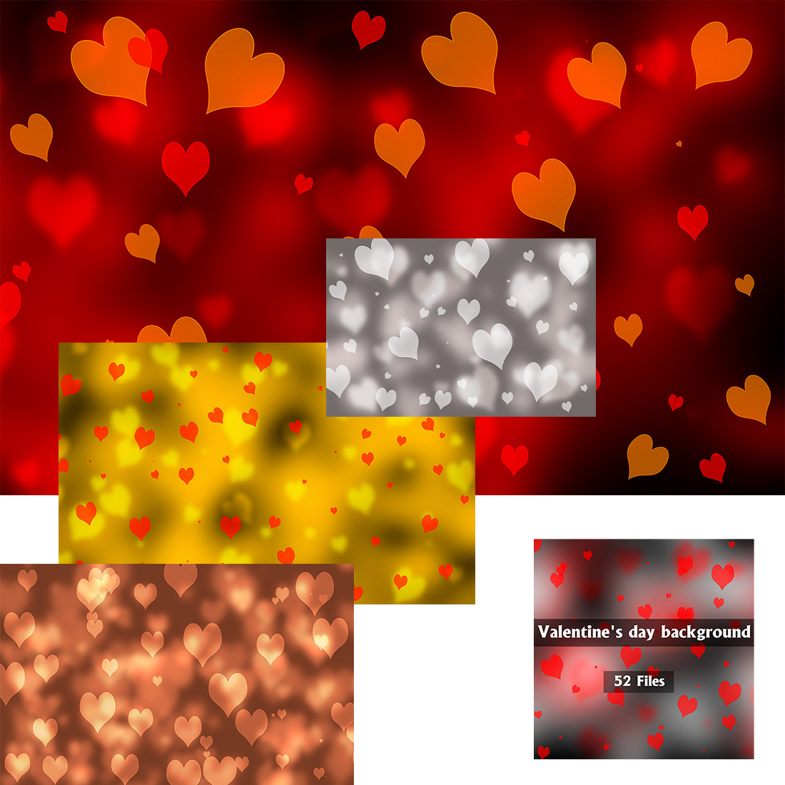 Valentine's day background preview image.