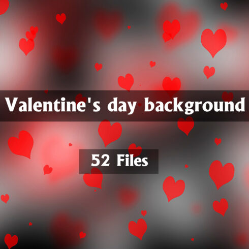 Valentine's day background cover image.