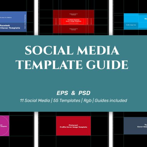 Social Media Template Guide cover image.