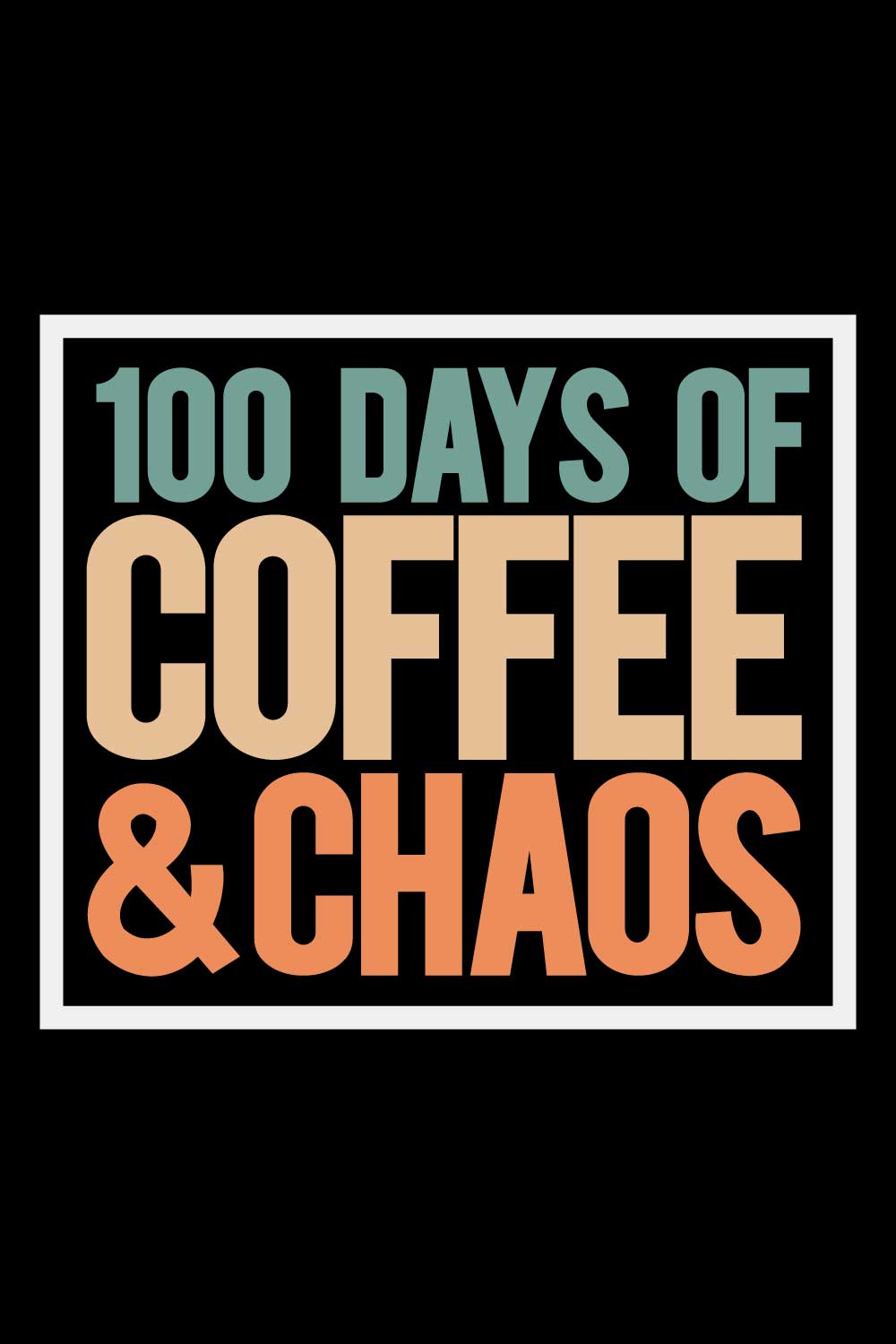 100 days of school T-Shirts design pinterest preview image.