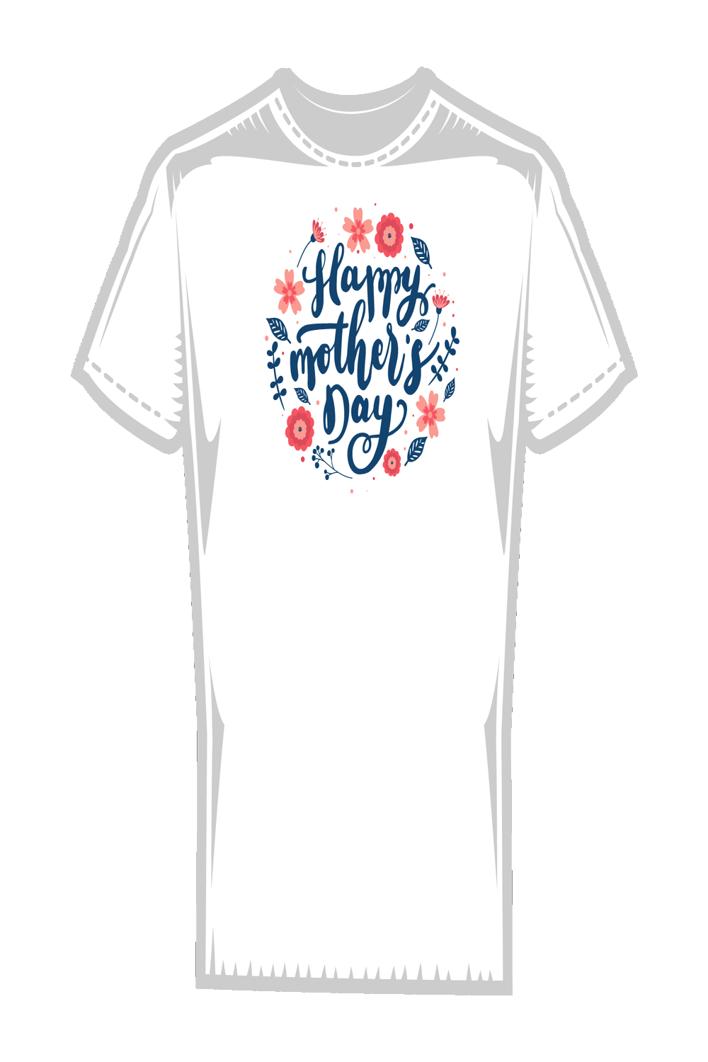 Mothers day t Shirt pinterest preview image.