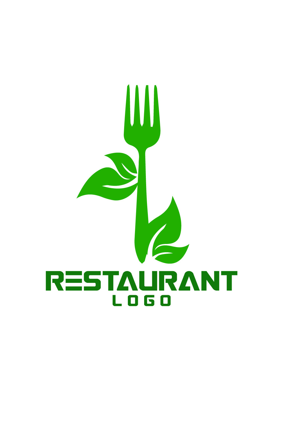 Free cooking leaf logo pinterest preview image.