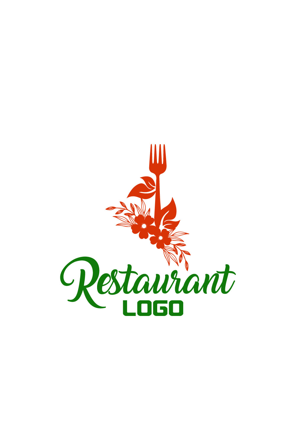 Free floral Cook & Create logo pinterest preview image.