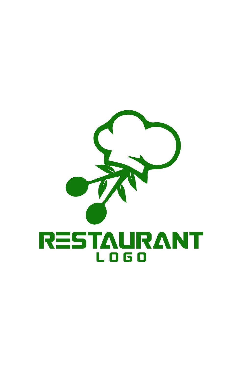 Free Restaurant cool logo pinterest preview image.