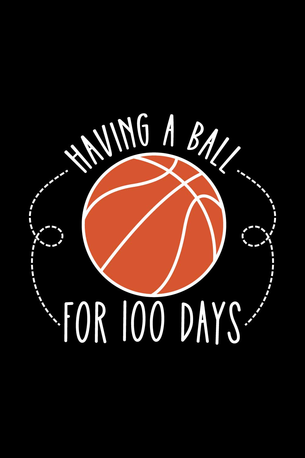 100 Days Of School T-Shirts Design pinterest preview image.