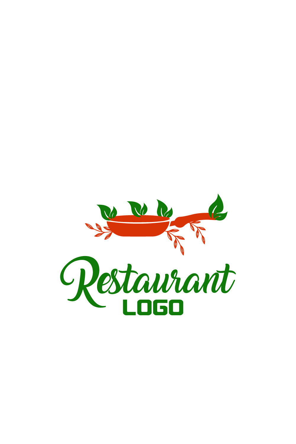 Free Restaurant Logo pinterest preview image.