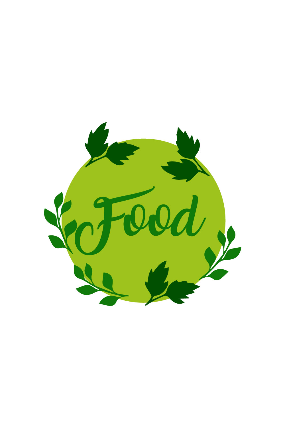 Free Farm-to-table logo pinterest preview image.