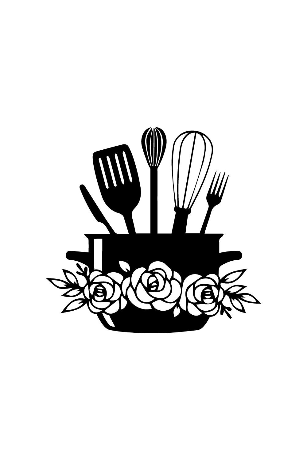 Free spoon floral logo pinterest preview image.