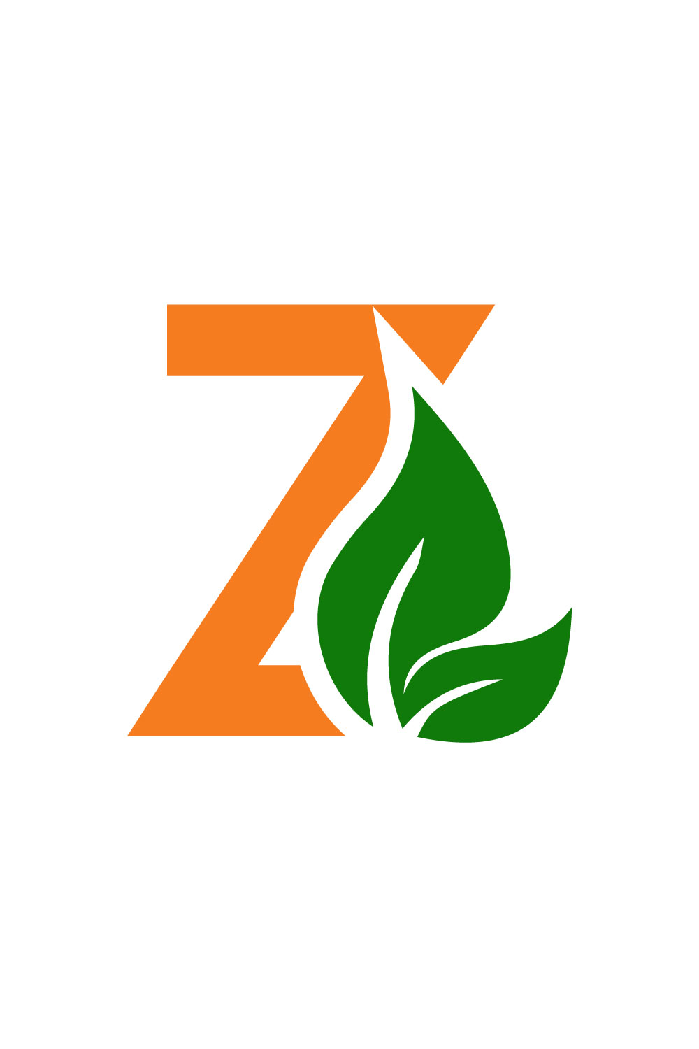 Free Z company branding Logo pinterest preview image.