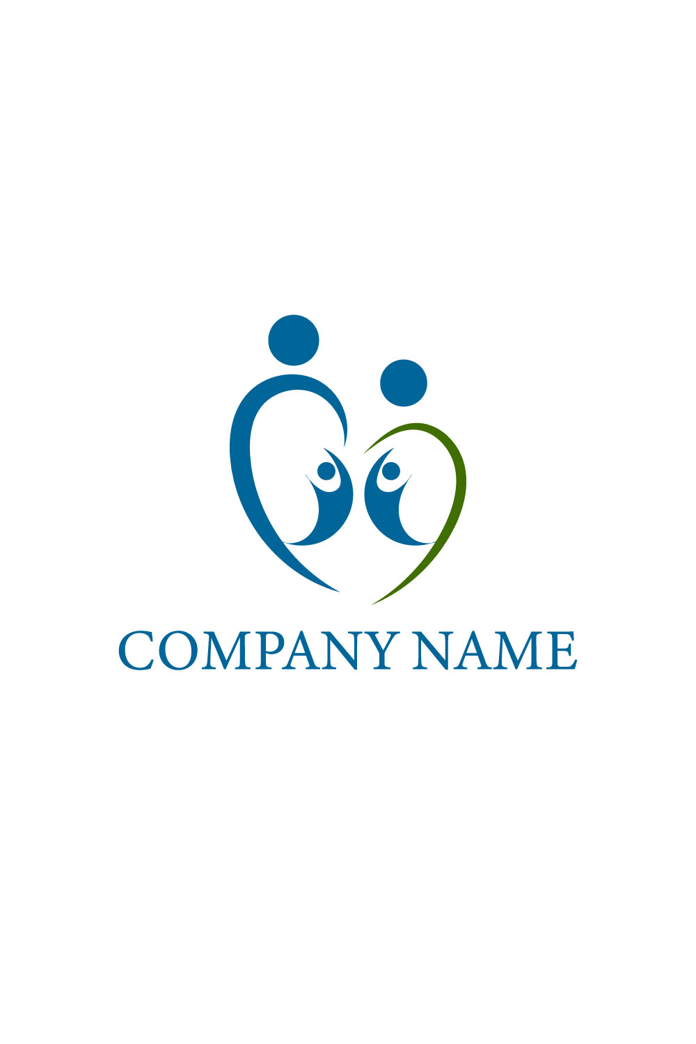 Free Medical care logo pinterest preview image.